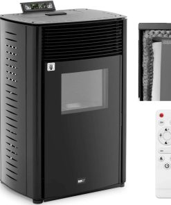 Piec piecyk kominek na pellet wolnostojący z pilotem 50-325 m3 13000 W